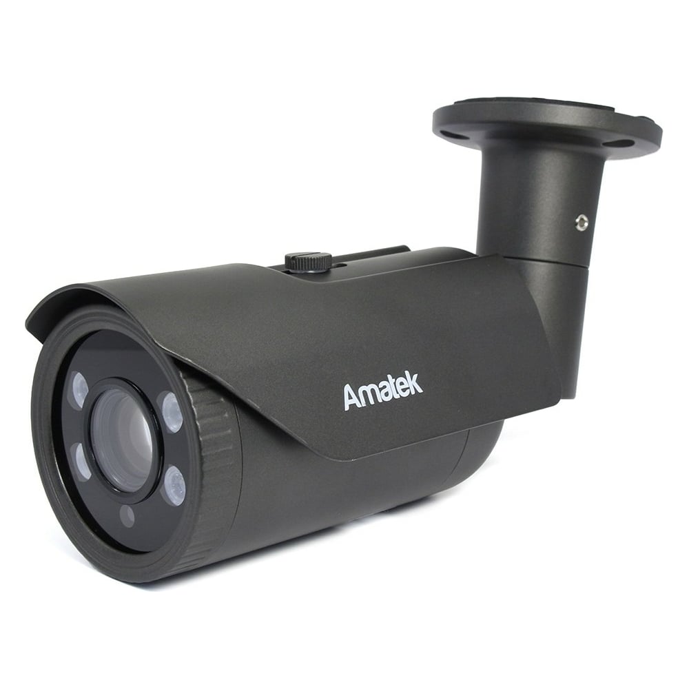 Мультиформатная уличная видеокамера Amatek аналоговая камера uniarch 2мп ahd cvi tvi cvbs уличная купольная с фиксированным объективом 2 8 мм ик подсветка до 20 м матрица 1 3 cmos