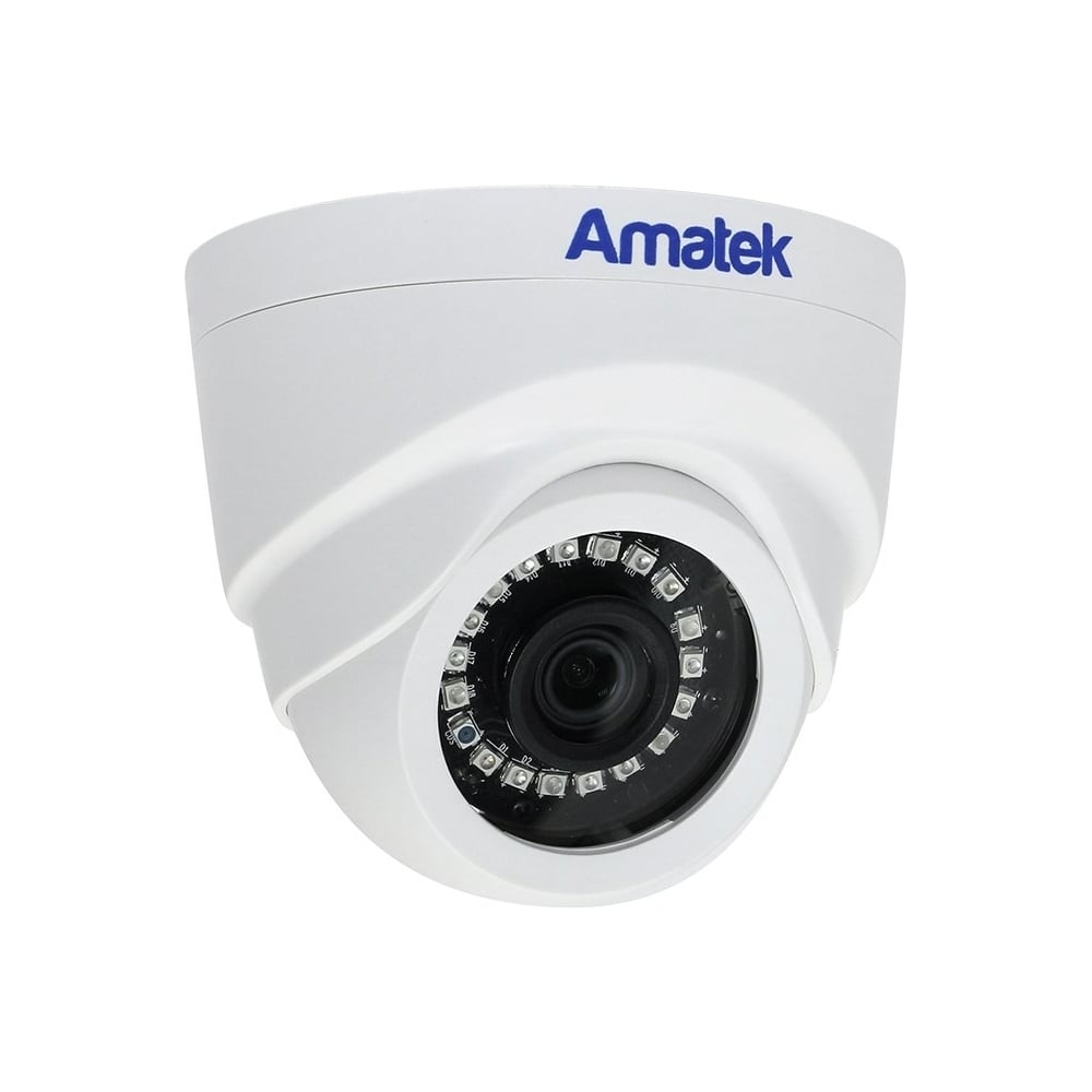 Мультиформатная купольная видеокамера Amatek ip видеокамера hikvision ds 2de2a204iw de3 c0 s6 2 8 12мм белый 1068541