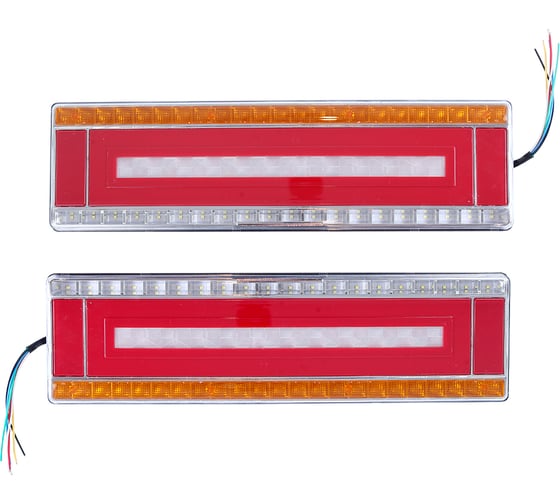 Изображение товара Фонарь задний Крал КЗ правый+левый (24V,светодиод,с кабелем) 470мм х 135мм х 45мм 3023