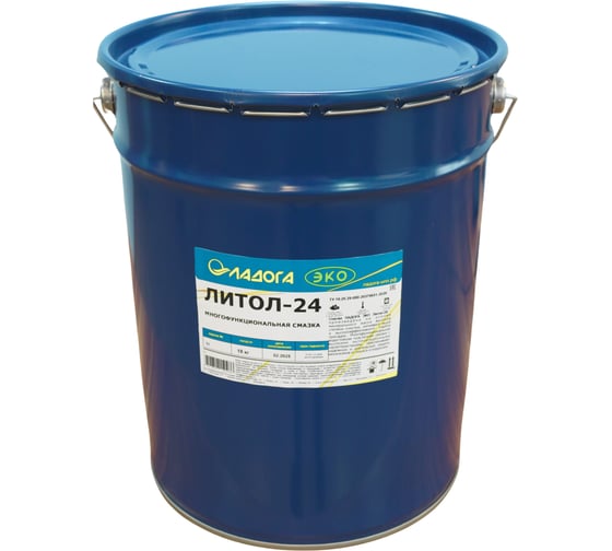 Изображение товара Смазка многофункциональная ЛАДОГА ЭКО Литол-24 18кг LS_LI24E_18