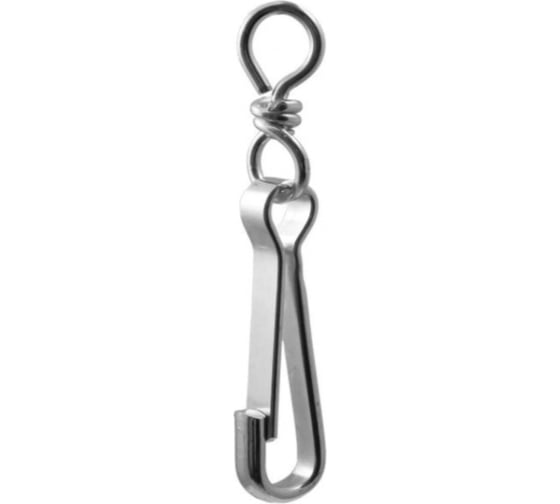 Изображение товара Карабин НАКРЕПКО с вертлюгом тип А оцинк 70 мм 25 шт. 118802