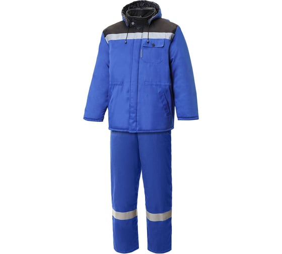 Изображение товара Утепленный костюм СОЮЗСПЕЦОДЕЖДА КОММУНАЛЬЩИК НЬЮ василек/черный, р. 48-50, рост 170-176 2000000124230