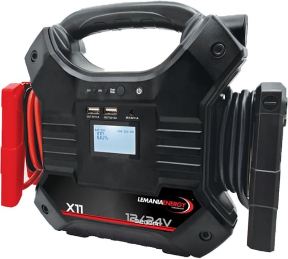 Изображение товара Автономное пусковое устройство LEMANIA ENERGY (бустер), 12/24В, 3200A, X11 В0000000196594