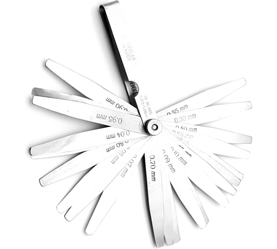 Изображение товара Комплект щупов 0.03-1.00 мм, 26 пластин AMEFG-26M