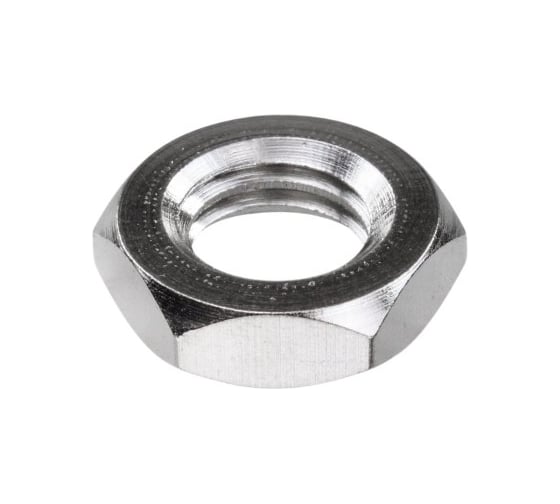 Изображение товара Гайка ООО ПКФ Сварком М20x1,5 оцинкованная сталь DIN439 (ГОСТ 5929) низкая (уп/10шт.) k00012156