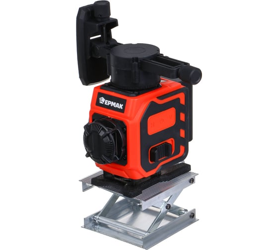 Изображение товара Уровень лазерный 12 лучей (3D),2АКБ+ЗУ,экран зарядки, пульт,кронтшейн,платформа, сумка чехол ЕРМАК 916-406