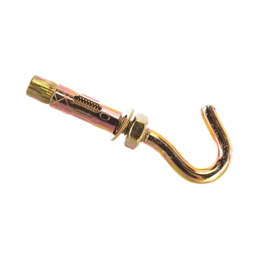 Изображение товара Анкерный болт с крюком 10x80 стальной монтажный крепеж