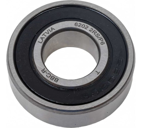 Изображение товара Подшипник BBC-R 6202 2RS/P6 (6-180202 С17) PLAST 6-180202