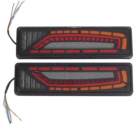 Изображение товара Светодиодные направляющие задние фары Крал для прицепов левый/правый, 12/24в (из 2х) 6098