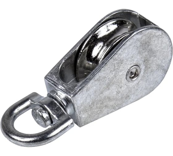 Изображение товара Блок одинарный ООО ПКФ Сварком 20 мм мет. (3/4) с вертлюгом (уп/2шт.) k00009360