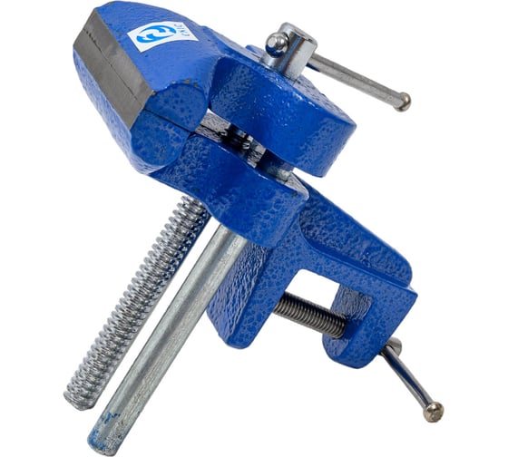 Изображение товара Слесарные тиски CNIC 90 мм настольные без наковальни, крепление струбциной 29297