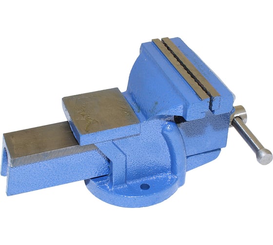 Изображение товара Слесарные тиски CNIC 125 мм 5дюйм неповоротные облегченные с наковальней LT96105 упакованы по 2шт. 50858