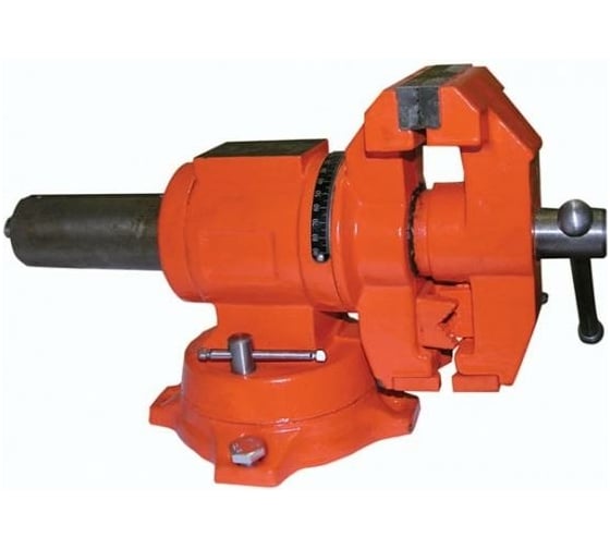 Изображение товара Слесарные тиски CNIC 100 мм 4дюйм поворотные в двух плоскостях с наковальней облегченные LTD0004L 35143