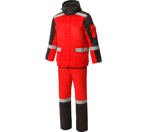 Изображение товара Утепленный костюм СОЮЗСПЕЦОДЕЖДА Хельсинки, красный/черный, р. 52-54, рост 170-176 480023901032