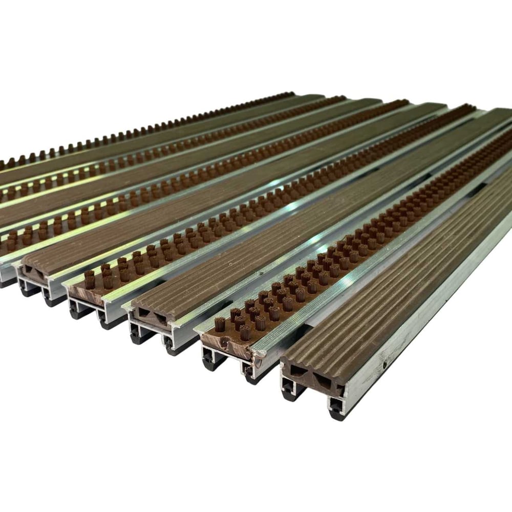 Изображение товара Грязезащитная придверная решетка Эксперт, коричневая, 590x390 мм