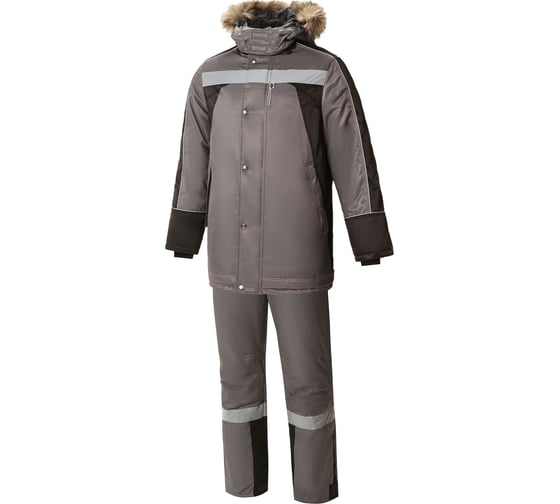 Изображение товара Утепленный костюм СОЮЗСПЕЦОДЕЖДА Ямал, темно-серый/черный, р. 48-50, рост 170-176 2000000009766