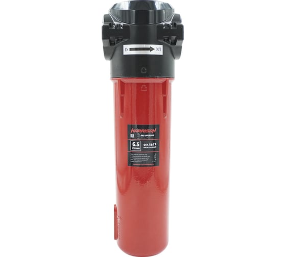 Изображение товара Фильтр магистральный HARRISON 6500 л/мин; 16 бар; 0.01 мкм; 0.01 мг/м3; G 1 1/2 HRS-MFC6500I