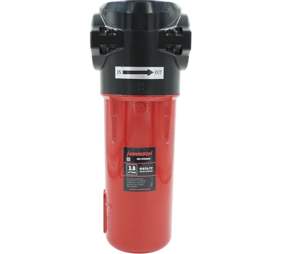 Изображение товара Фильтр магистральный HARRISON 3800 л/мин; 16 бар; 1 мкм; 0.1 мг/м3; G 1 HRS-MFB3800I