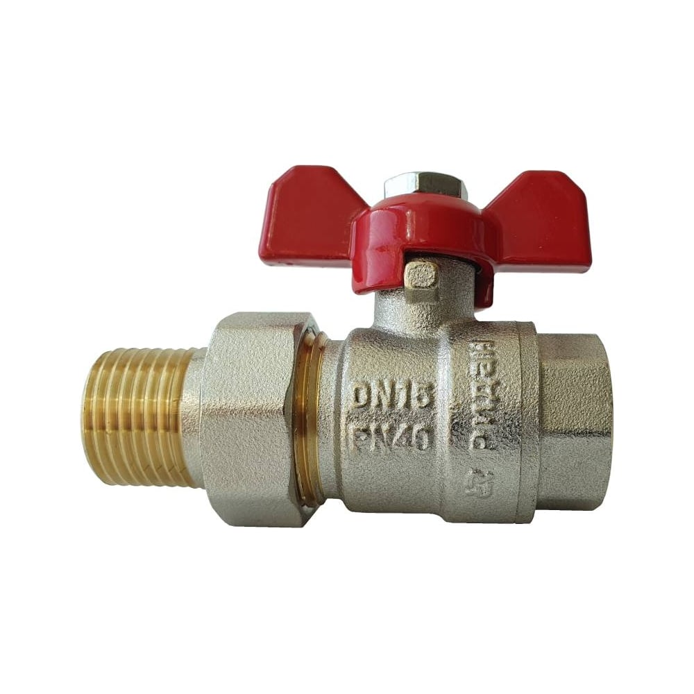 Изображение товара Кран шаровой латунный DN15 PN40 американка 065B8303RG
