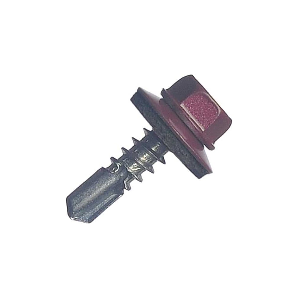 Изображение товара Саморез кровельный Сварком 4,8x70 RAL 3005 (упаковка 50 шт.)