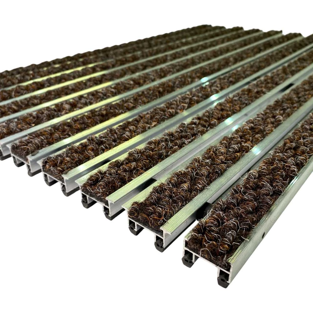 Изображение товара Грязезащитная придверная решетка ООО ПК ЦентрВход Эксперт 590x390 мм коричневая