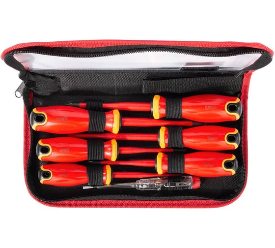 Изображение товара Набор диэлектрических отверток КВТ НИО-2207 PZ/ FL серия СЛИМ 103018