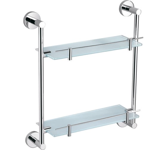 Изображение товара Полочка RavSlezak двойная, стеклянная 396 мм COA0802