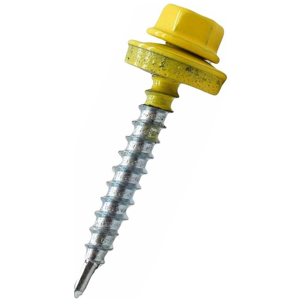 Изображение товара Саморез кровельный ООО ПКФ Сварком 5,5x19 RAL 1018 цинково-желтый упак 60 шт