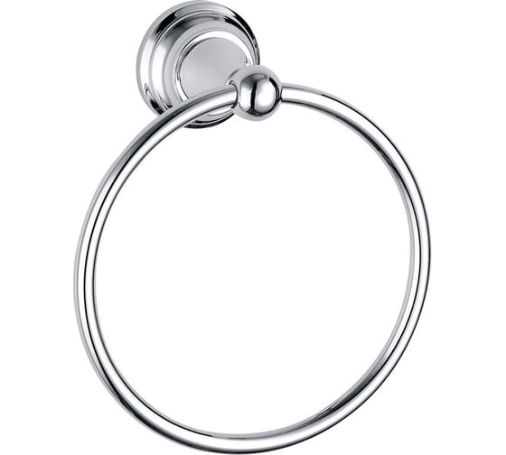 Изображение товара Полотенцедержатель кольцо RavSlezak настенный, цвет хром MKA0104