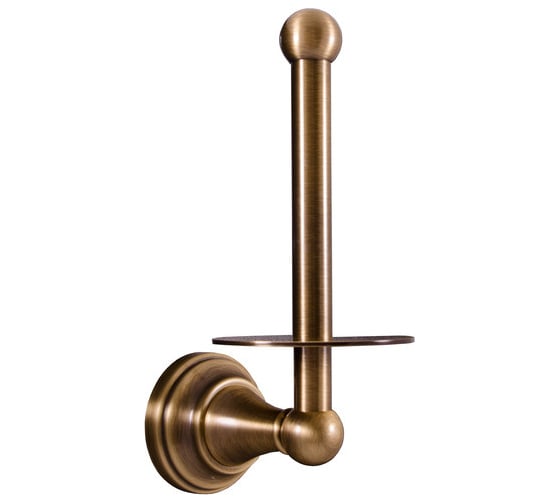 Изображение товара Настенный держатель туалетной бумаги RavSlezak вертикальный, цвет бронза MKA0402SM