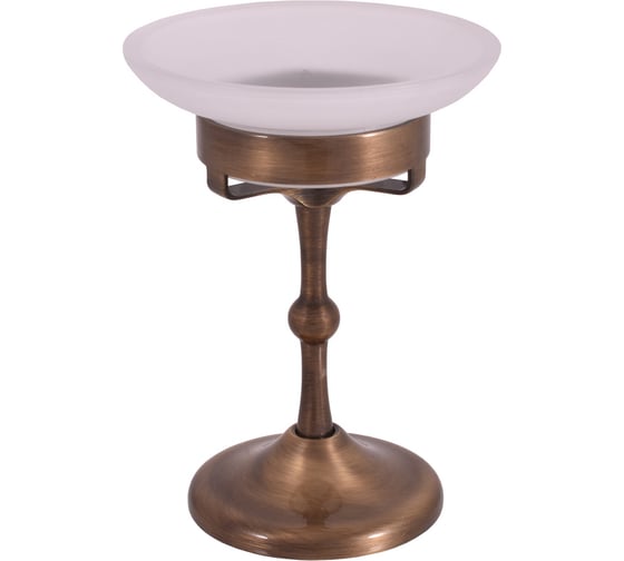 Изображение товара Настольная мыльница с подставкой RavSlezak фаянсовая, цвет бронза MKA0301SM