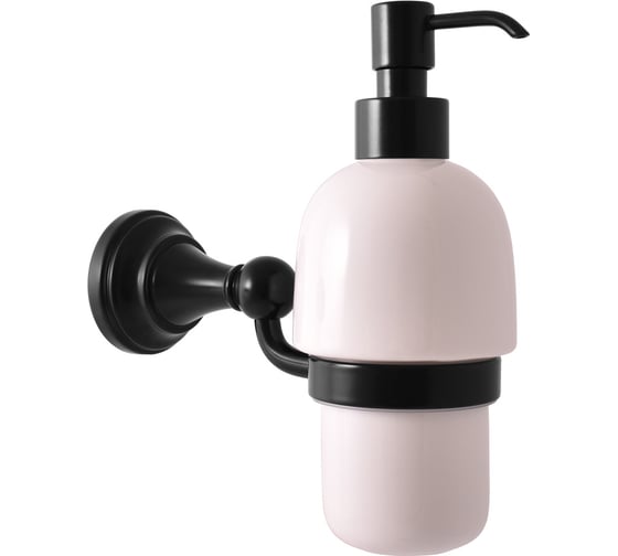 Изображение товара Дозатор для жидкого мыла RavSlezak фаянсовый, черный матовый MKA0303CMAT