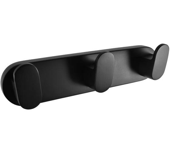 Изображение товара Крючок RavSlezak тройной, черный матовый YUA0105CMAT