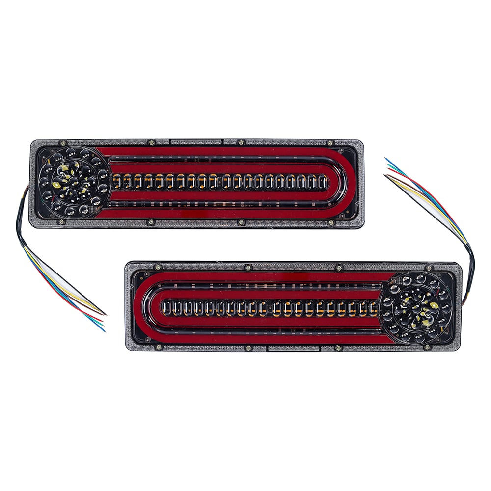 Изображение товара Светодиодный фонарь Крал LED для грузовика, 24V, прямоугольный, 455x120x30 мм