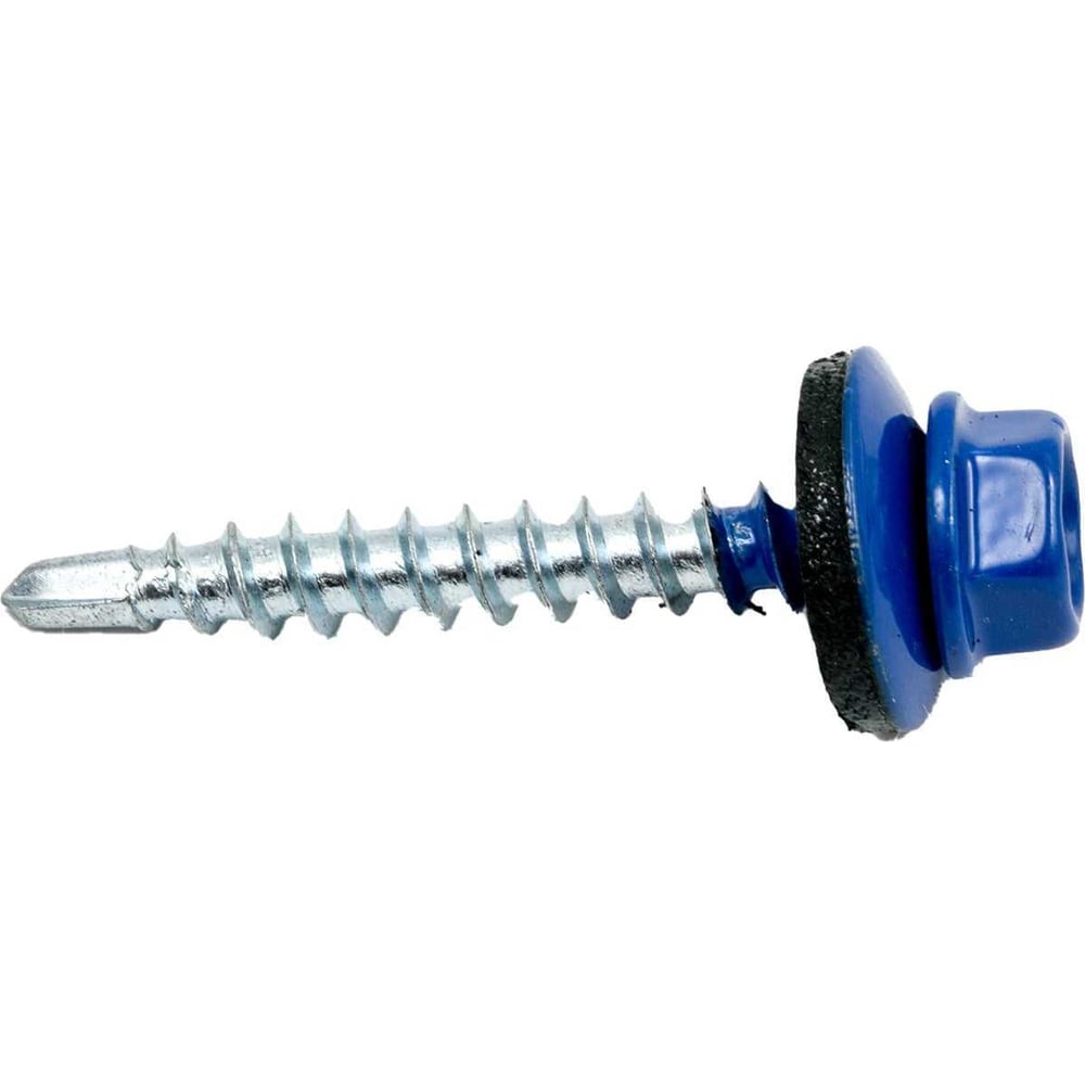 Изображение товара Саморез кровельный ООО ПКФ Сварком 5,5x19 RAL 5002 оцинкованный