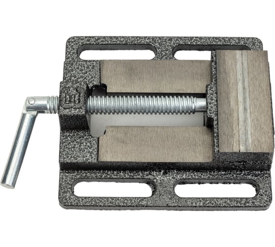 Изображение товара Станочные тиски TLX для сверлильных станков 80мм тип 2 неповоротные ход 82мм, паз 12х57мм 66391