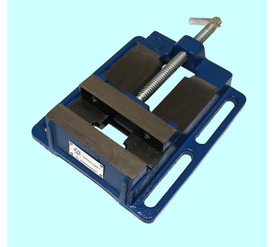 Изображение товара Станочные тиски TLX для сверлильных станков 100мм тип 1 неповоротные ход 95мм, паз 14х68мм 66595