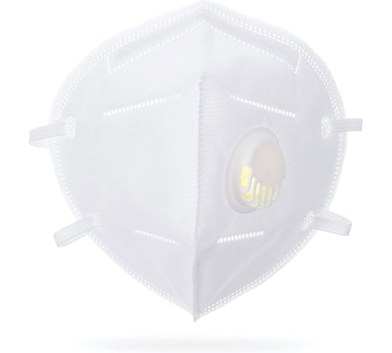 Изображение товара Респиратор противоаэрозольный ОФИСМАГ средний класс защиты FFP2, КОМПЛЕКТ 10 шт., с клапаном KN-95 00999x04780 630831