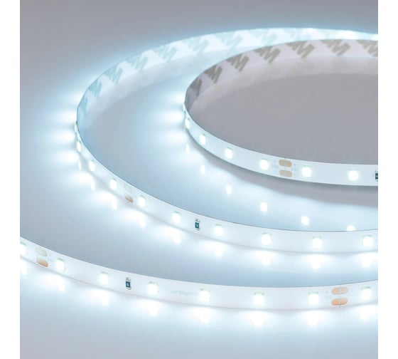 Изображение товара Светодиодная лента Arlight RT-A60-8mm, 24V, Ice Blue, 5м 055376