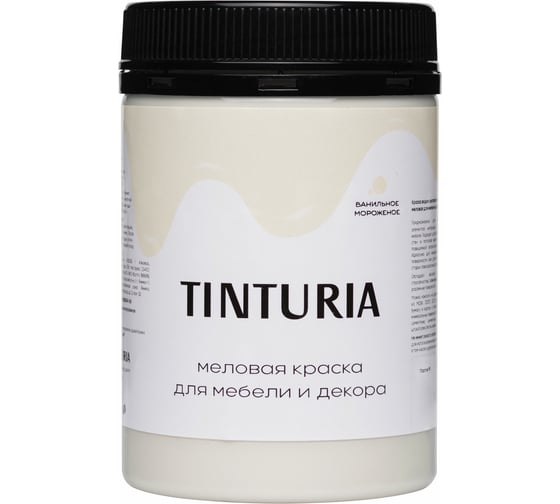 Изображение товара Краска для мебели и декора TINTURIA ванильное мороженое 0.35 кг 12 ЭК000145889