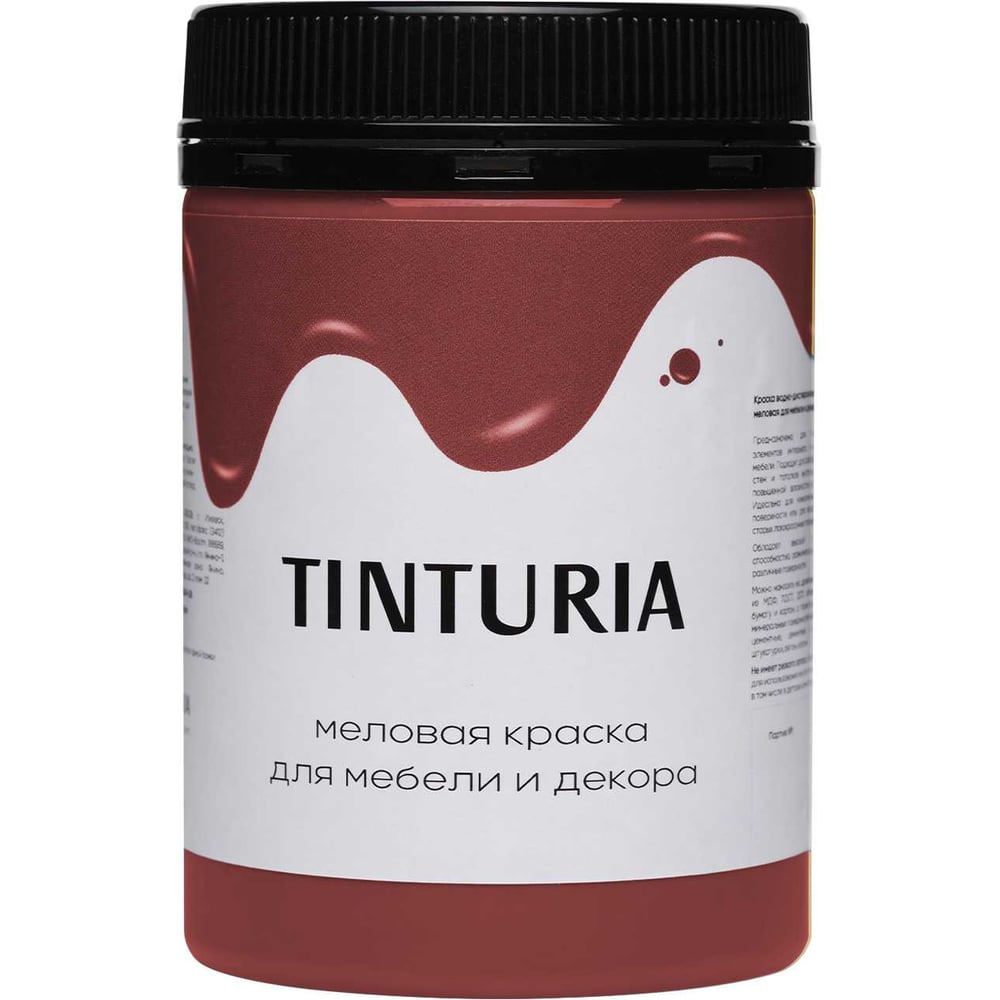 Изображение товара Краска для мебели и декора TINTURIA бордовый георгин 0.35 кг