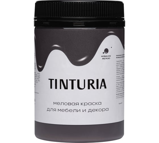 Изображение товара Краска для мебели и декора TINTURIA кованое железо 0.35 кг 12 ЭК000145908