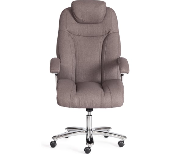 Изображение товара Кресло TetChair Trust max ткань рогожка Nice, мокко серо-бежевая 24698