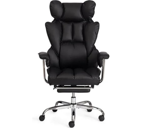 Изображение товара Кресло TetChair Comfy CR кожзам, черный 24856