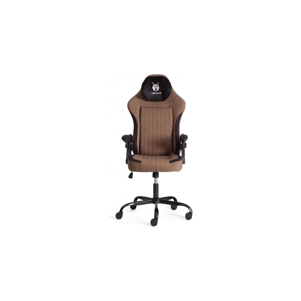Изображение товара Кресло офисное TetChair iWolf ткань черный коричневый с регулировками