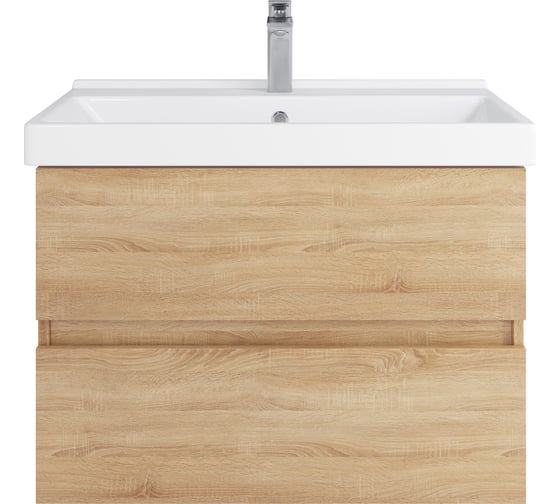 Изображение товара Тумба с раковиной RUVANN GUSTO 80 + Фест 80 в ванную подвесная Т.GUSTO.П-80П-KIT-FES