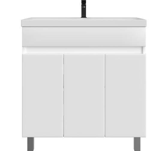 Изображение товара Тумба с раковиной RUVANN FORTO 80 + Moduo 80 в ванную напольная Т.FORTO.П-80Н-KIT-MOD