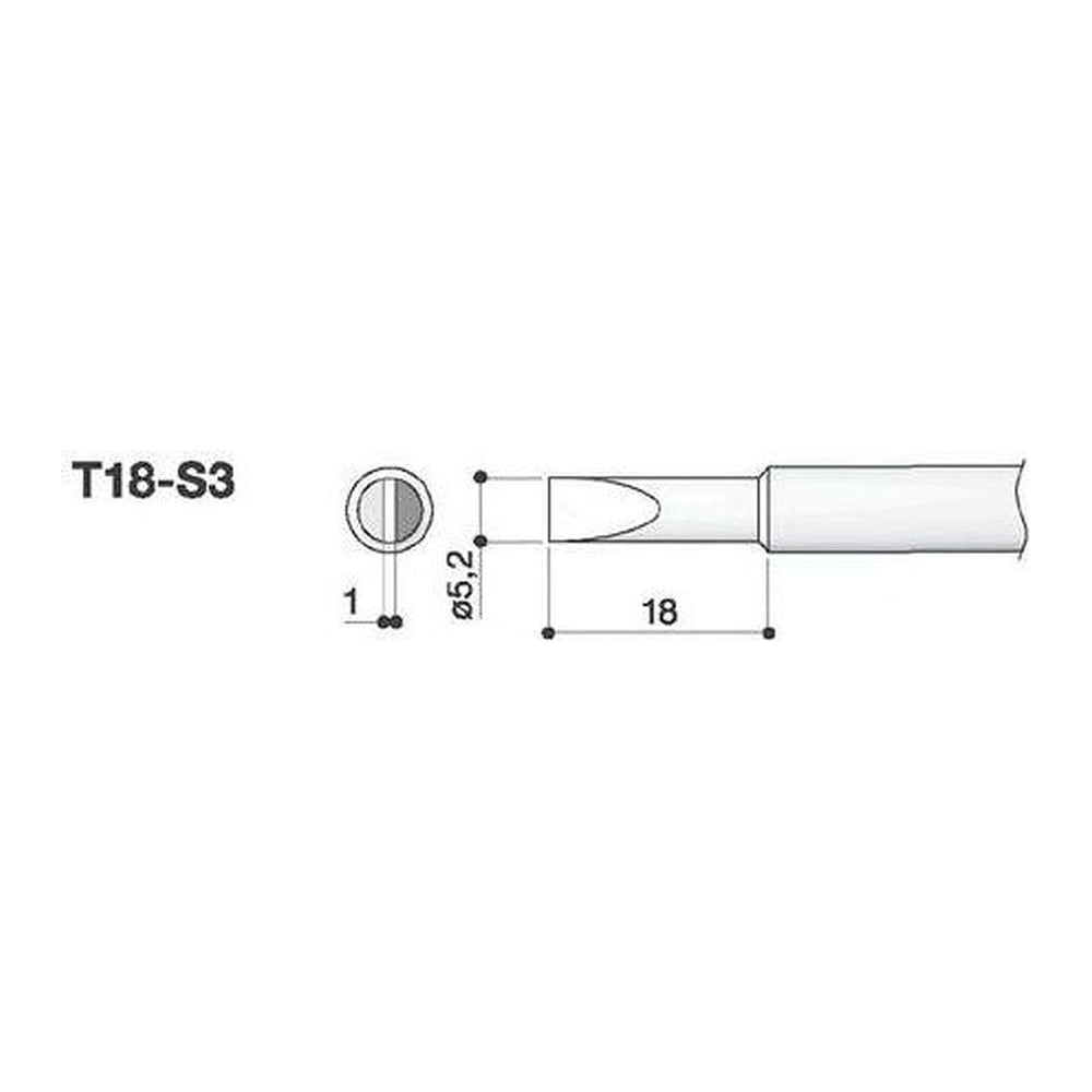 фото Наконечник для паяльников fx-8801-03/fx-600 hakko