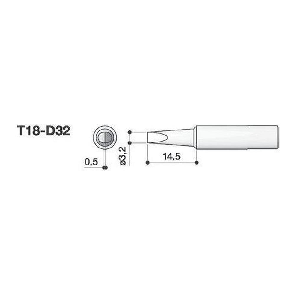 фото Наконечник для паяльников fx-8801-03/fx-600 hakko