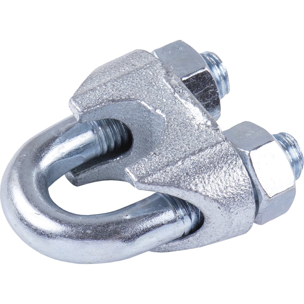 Изображение товара Зажим каната 14 мм ООО ПКФ Сварком 5 шт DIN 741 металлический оцинкованный